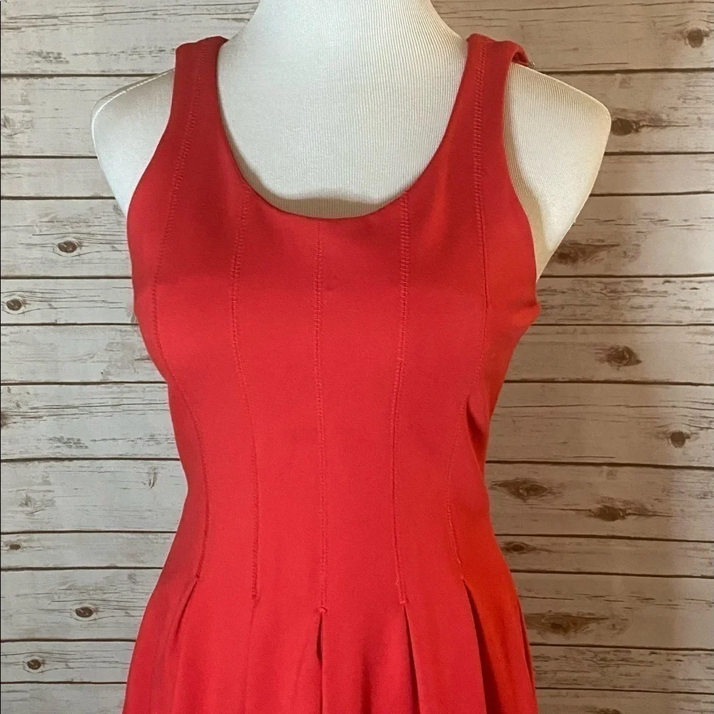 J.Crew pleated fit and flare dress